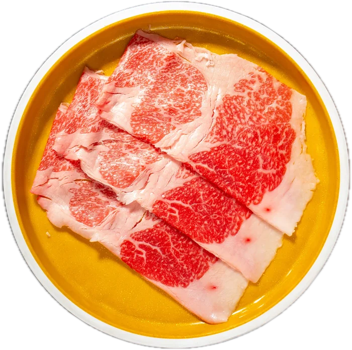 A5 wagyu on a plate