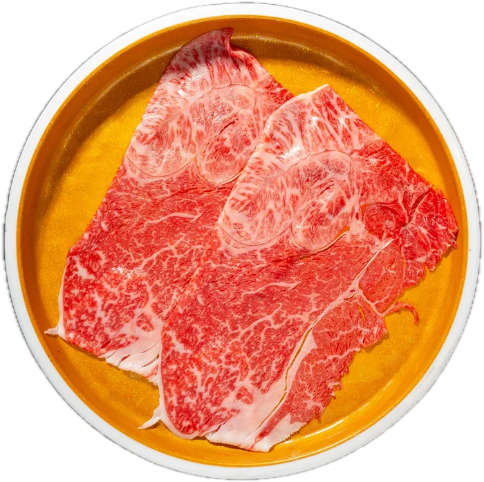 A5 wagyu on a plate
