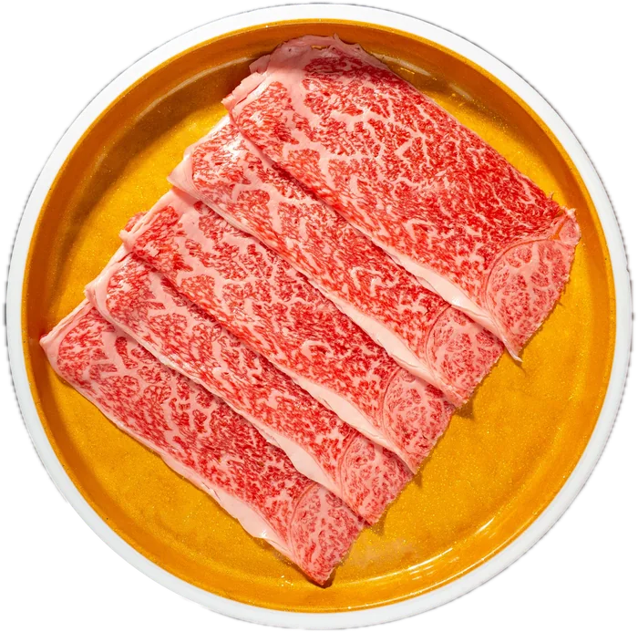 A5 wagyu on a plate